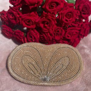 Vintage beaded Shell clutch